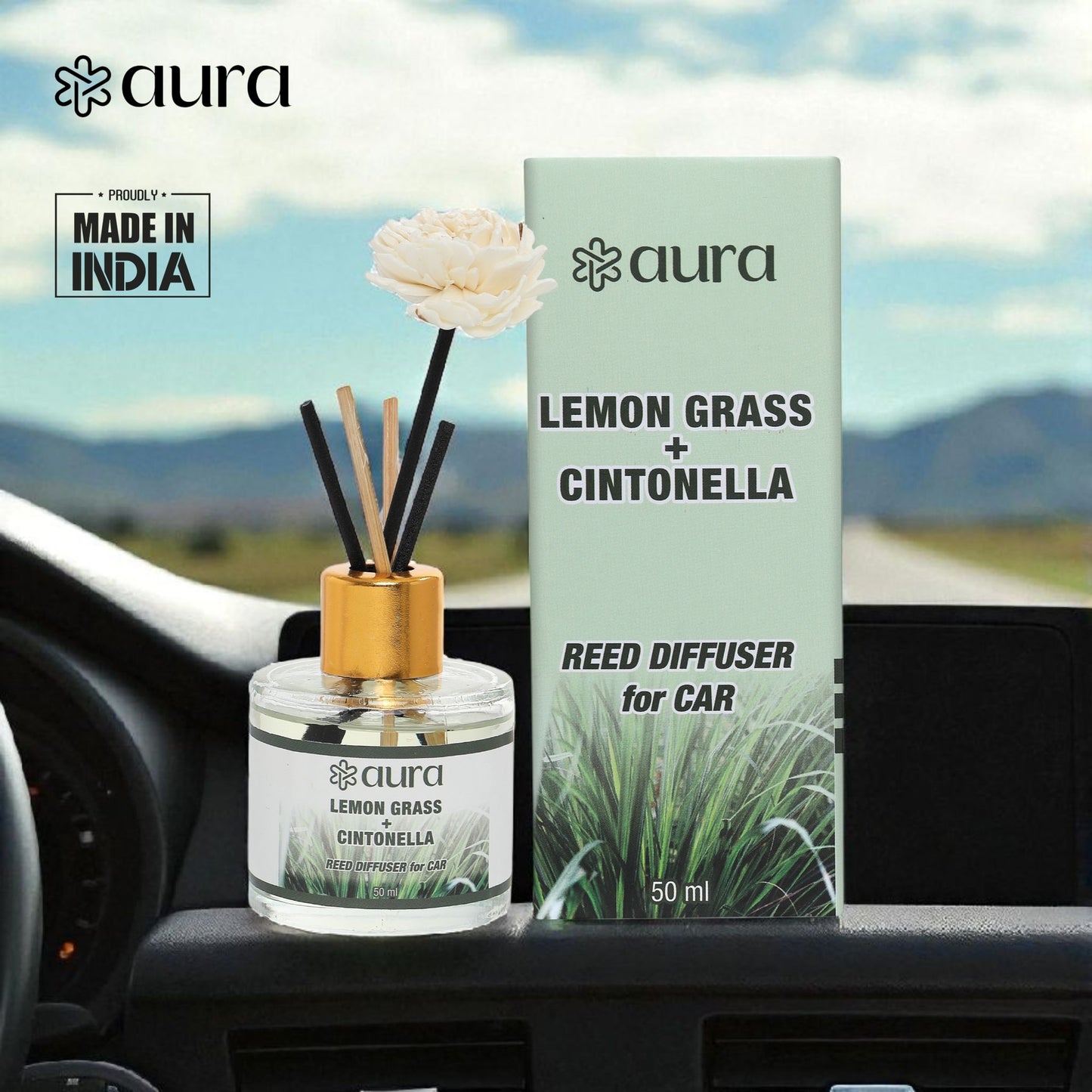 Lemongrass with Citronella (Car Fragrance)