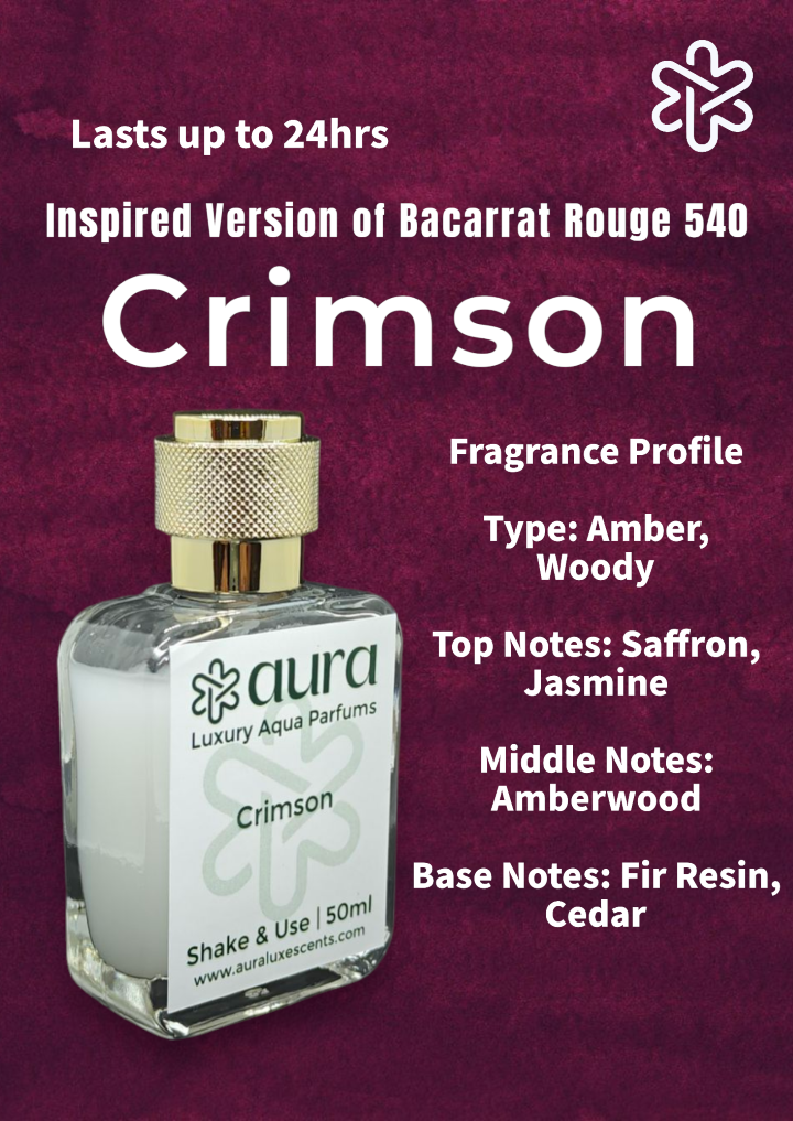 Crimson - Our inspired Version of Baccarat Rouge 540